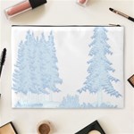 Winter Snow Trees Forest Cosmetic Bag (XL) Back