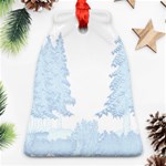 Winter Snow Trees Forest Bell Ornament (Two Sides) Back