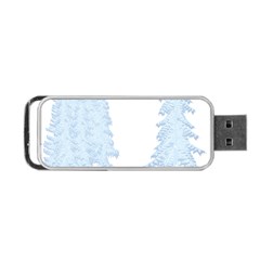 Winter Snow Trees Forest Portable Usb Flash (one Side) by Nexatart