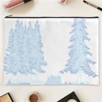 Winter Snow Trees Forest Cosmetic Bag (XXXL)  Front