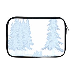 Winter Snow Trees Forest Apple Macbook Pro 17  Zipper Case by Nexatart