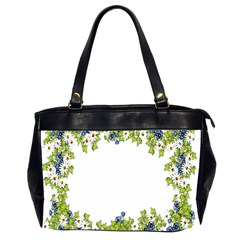 Birthday Card Flowers Daisies Ivy Office Handbags (2 Sides)  by Nexatart