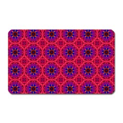 Retro Abstract Boho Unique Magnet (rectangular) by Nexatart