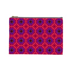 Retro Abstract Boho Unique Cosmetic Bag (large)  by Nexatart