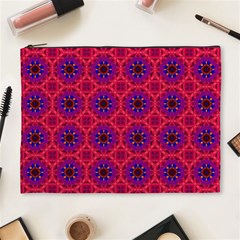 Retro Abstract Boho Unique Cosmetic Bag (xl) by Nexatart