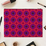 Retro Abstract Boho Unique Cosmetic Bag (XL) Back