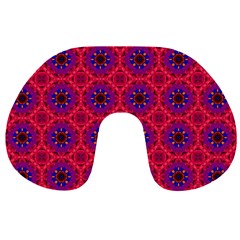 Retro Abstract Boho Unique Travel Neck Pillows by Nexatart