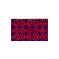 Retro Abstract Boho Unique Cosmetic Bag (xs) by Nexatart