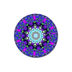 Graphic Isolated Mandela Colorful Magnet 3  (round) by Nexatart