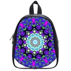 Graphic Isolated Mandela Colorful School Bags (small)  by Nexatart