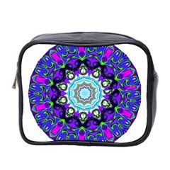 Graphic Isolated Mandela Colorful Mini Toiletries Bag 2-side by Nexatart