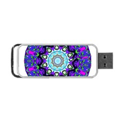 Graphic Isolated Mandela Colorful Portable Usb Flash (two Sides) by Nexatart