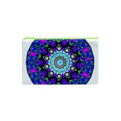 Graphic Isolated Mandela Colorful Cosmetic Bag (xs) by Nexatart