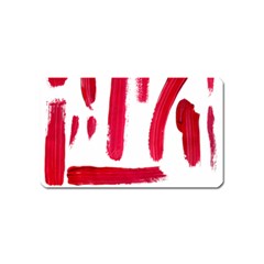 Paint Paint Smear Splotch Texture Magnet (name Card) by Nexatart