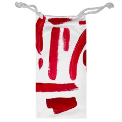 Paint Paint Smear Splotch Texture Jewelry Bag by Nexatart