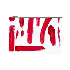 Paint Paint Smear Splotch Texture Cosmetic Bag (large)  by Nexatart