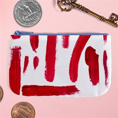 Paint Paint Smear Splotch Texture Large Coin Purse