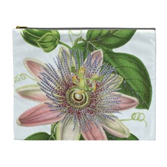 Passion Flower Flower Plant Blossom Cosmetic Bag (xl) by Nexatart