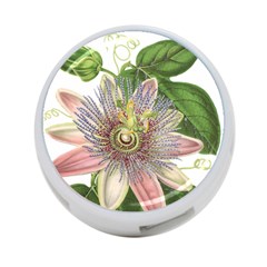 Passion Flower Flower Plant Blossom 4-port Usb Hub (one Side) by Nexatart