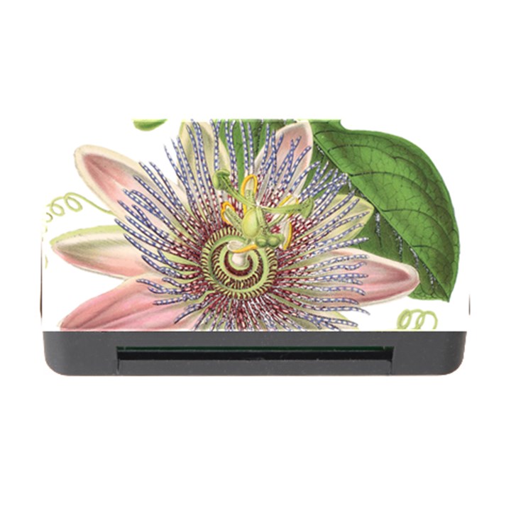 Passion Flower Flower Plant Blossom Memory Card Reader with CF