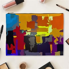 Abstract Vibrant Colour Cosmetic Bag (xl) by Nexatart