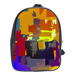 Abstract Vibrant Colour School Bags(large)  by Nexatart