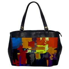 Abstract Vibrant Colour Office Handbags by Nexatart