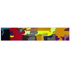 Abstract Vibrant Colour Flano Scarf (large) by Nexatart