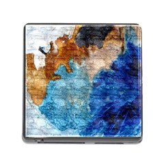 Painted Texture              Memory Card Reader (square) by LalyLauraFLM