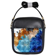 Painted Texture              Girls Sling Bag by LalyLauraFLM