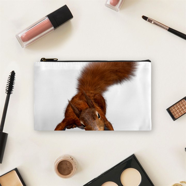 Squirrel Wild Animal Animal World Cosmetic Bag (Small) 