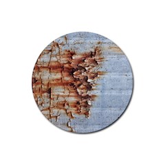 Peeling Paint             Rubber Coaster (round) by LalyLauraFLM