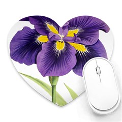 Lily Flower Plant Blossom Bloom Heart Mousepads by Nexatart