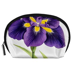 Lily Flower Plant Blossom Bloom Accessory Pouches (large)  by Nexatart