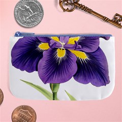 Lily Flower Plant Blossom Bloom Large Coin Purse