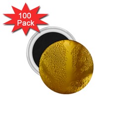 Beer Beverage Glass Yellow Cup 1 75  Magnets (100 Pack)  by Nexatart