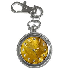 Beer Beverage Glass Yellow Cup Key Chain Watches by Nexatart