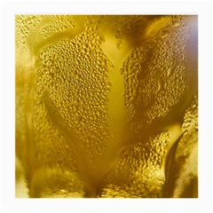 Beer Beverage Glass Yellow Cup Medium Glasses Cloth (2-side) by Nexatart