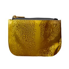 Beer Beverage Glass Yellow Cup Mini Coin Purses by Nexatart