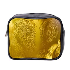 Beer Beverage Glass Yellow Cup Mini Toiletries Bag 2-side by Nexatart