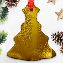 Beer Beverage Glass Yellow Cup Ornament (christmas Tree)  by Nexatart