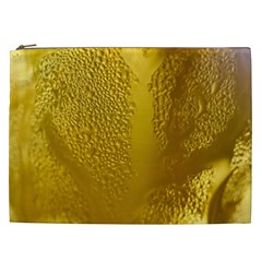 Beer Beverage Glass Yellow Cup Cosmetic Bag (xxl)  by Nexatart