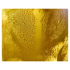 Beer Beverage Glass Yellow Cup Double Sided Flano Blanket (medium)  by Nexatart