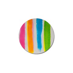 Watercolors Stripes             Golf Ball Marker (4 Pack) by LalyLauraFLM