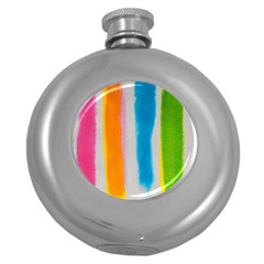 Watercolors Stripes             Hip Flask (5 Oz) by LalyLauraFLM