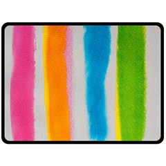 Watercolors Stripes            Plate Mat by LalyLauraFLM