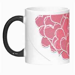 Heart Stripes Symbol Striped Morph Mugs by Nexatart