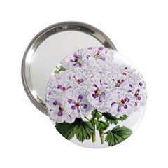 Flower Plant Blossom Bloom Vintage 2 25  Handbag Mirrors by Nexatart