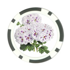 Flower Plant Blossom Bloom Vintage Poker Chip Card Guard (10 Pack) by Nexatart