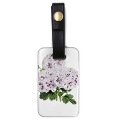 Flower Plant Blossom Bloom Vintage Luggage Tags (one Side)  by Nexatart